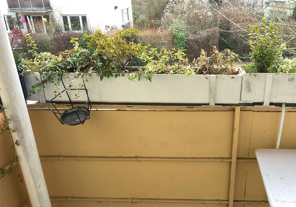 Blumenkästen aus Faserzement mit Asbest