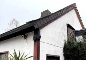 Fassade mit Asbest