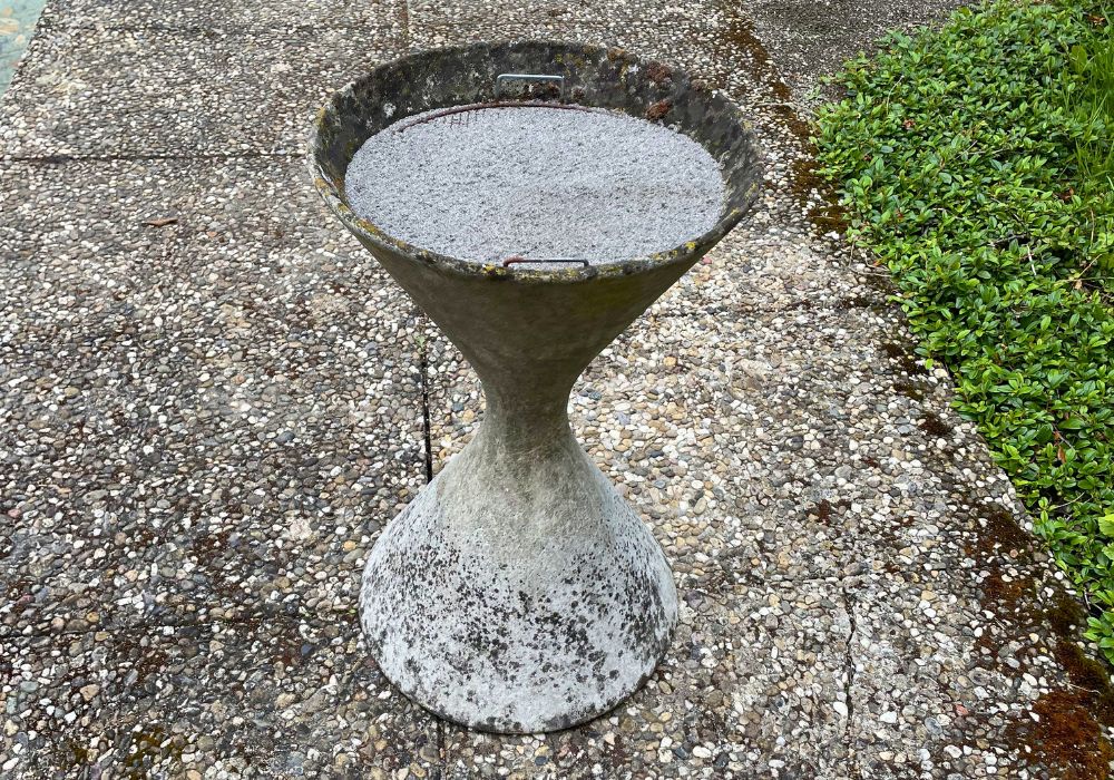 Gartenmöbel mit Asbest
